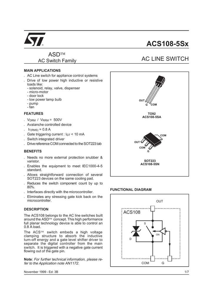 acs108-6s-datasheet acs108-6s-datasheet