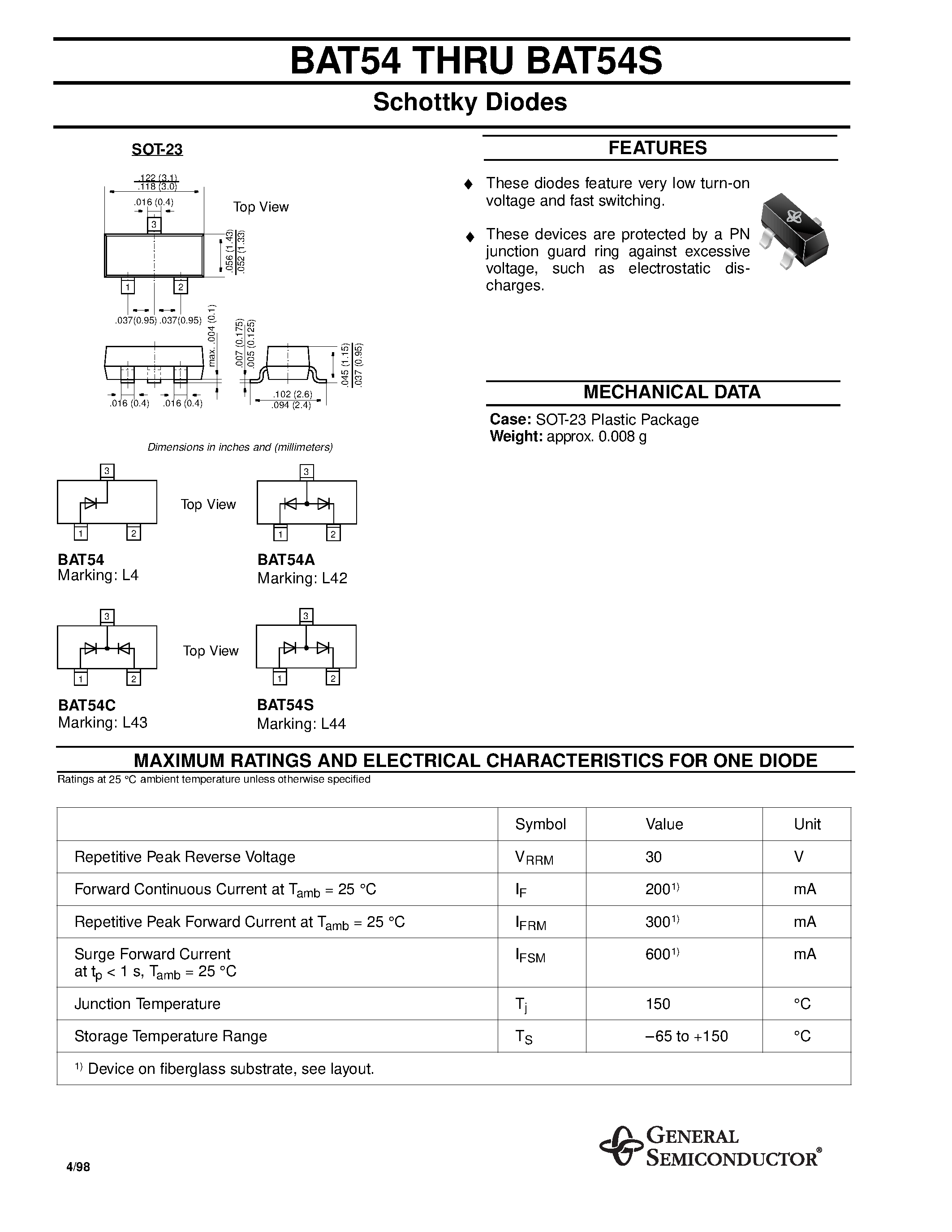 bat54aw-datasheet