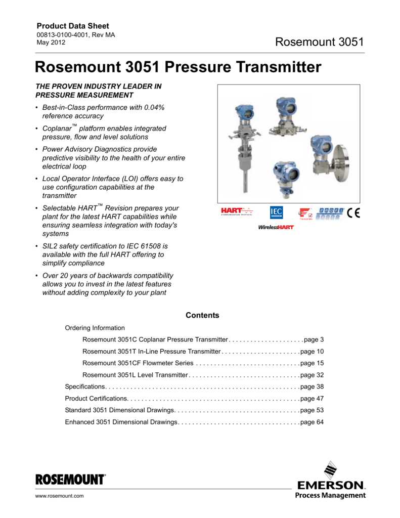 rosemount-3051c-datasheet