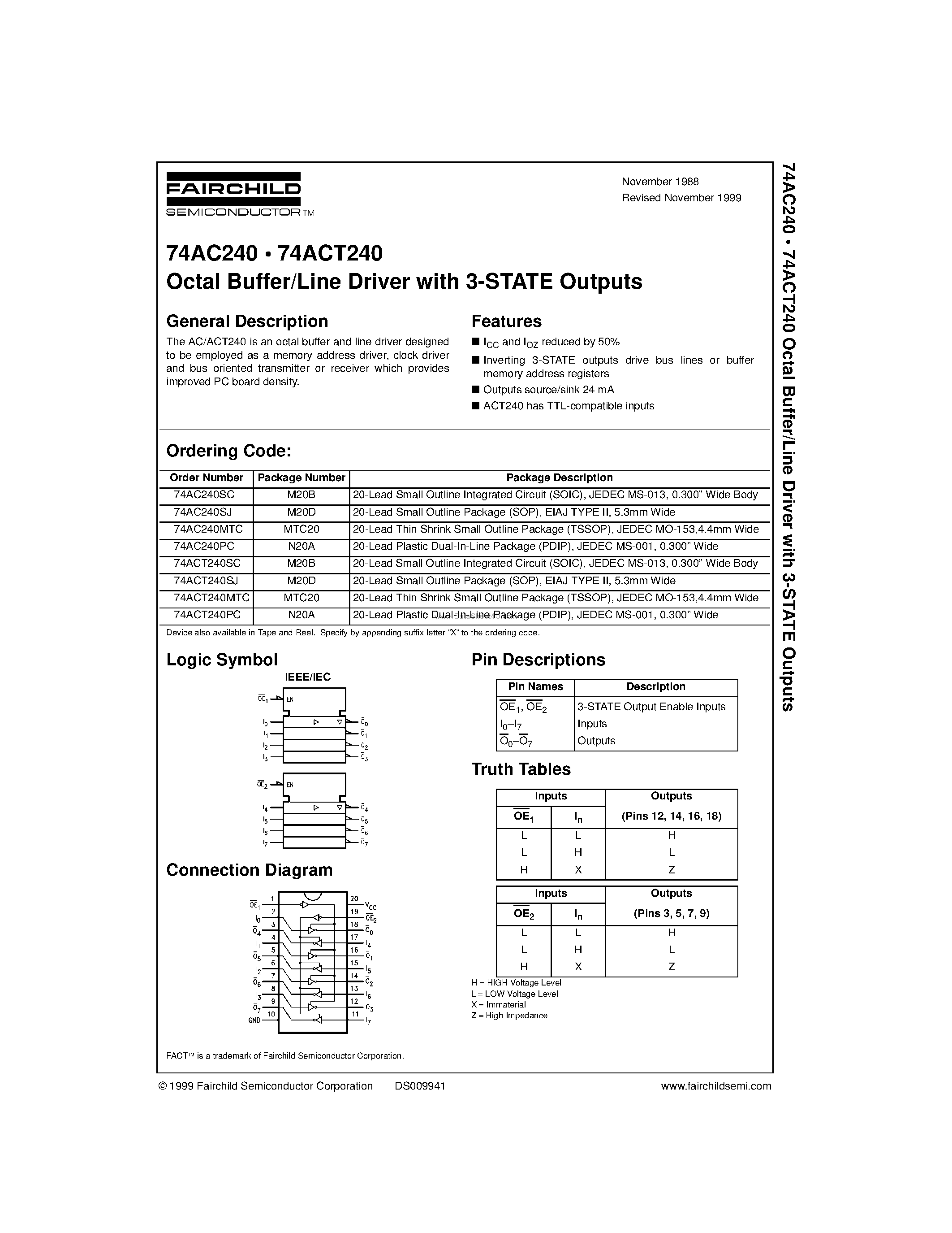 74ac240-datasheet