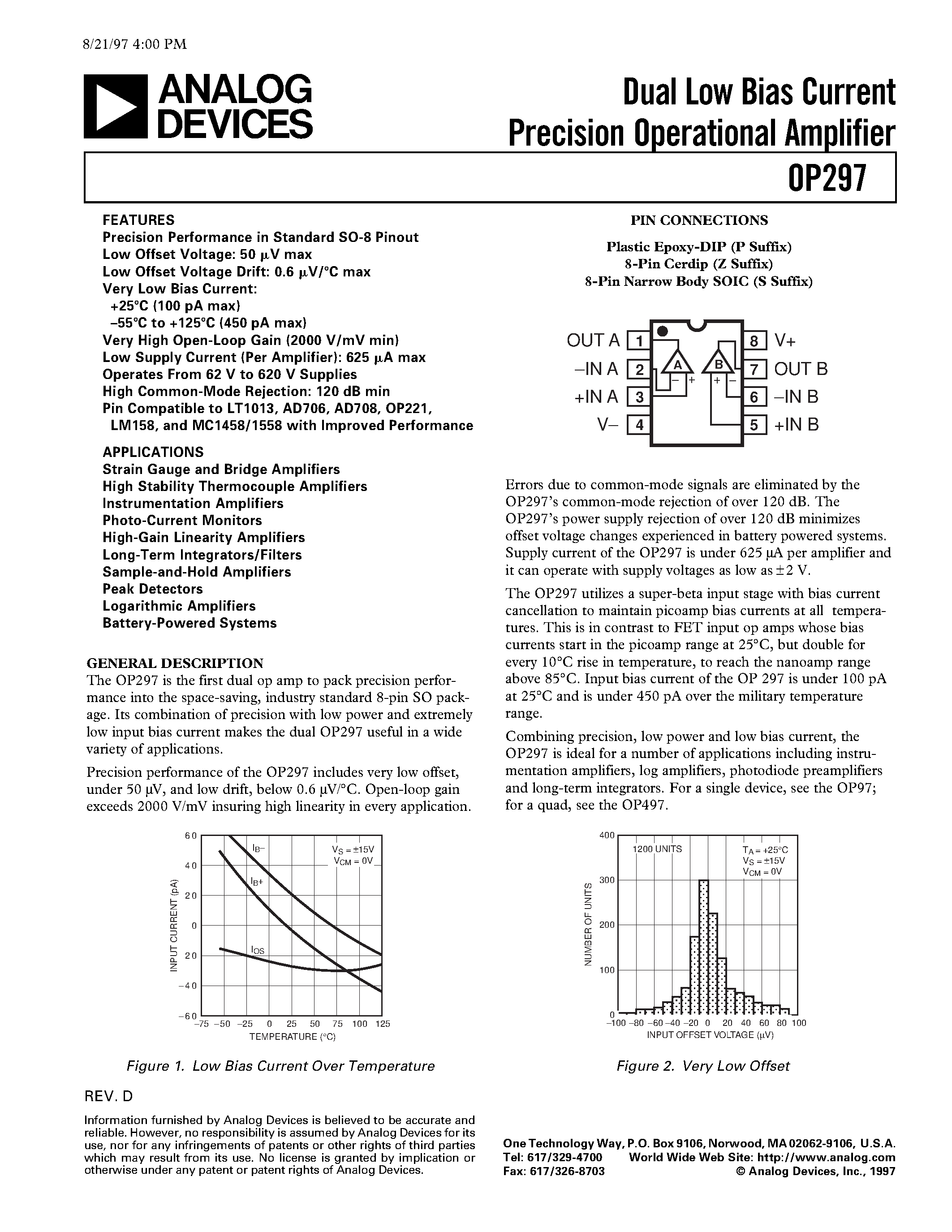 op297-datasheet op297-datasheet