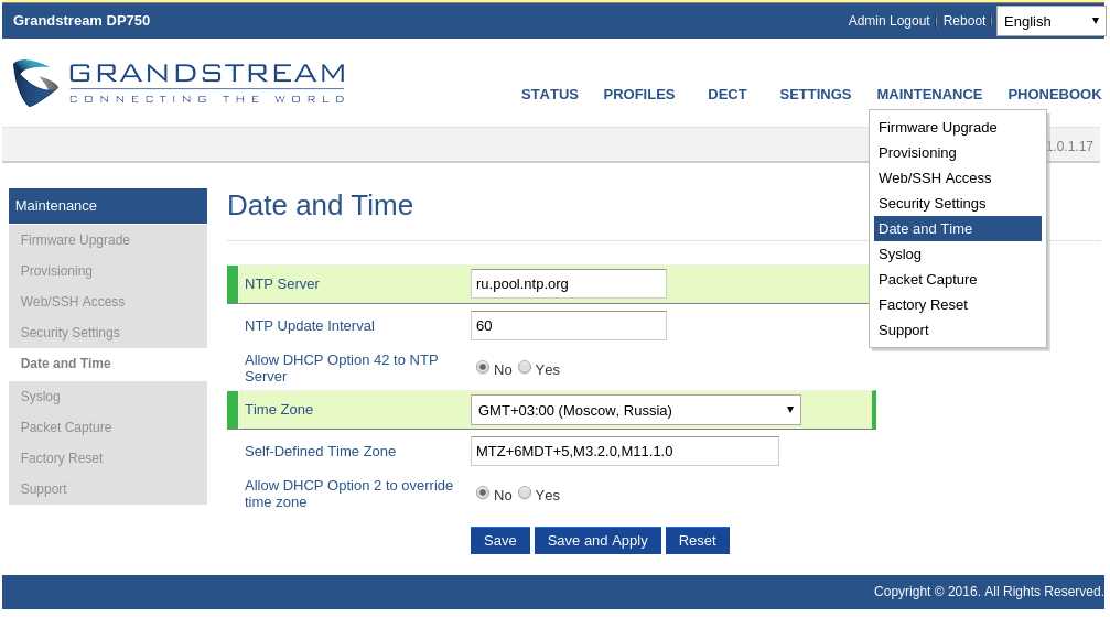 grandstream-datasheet