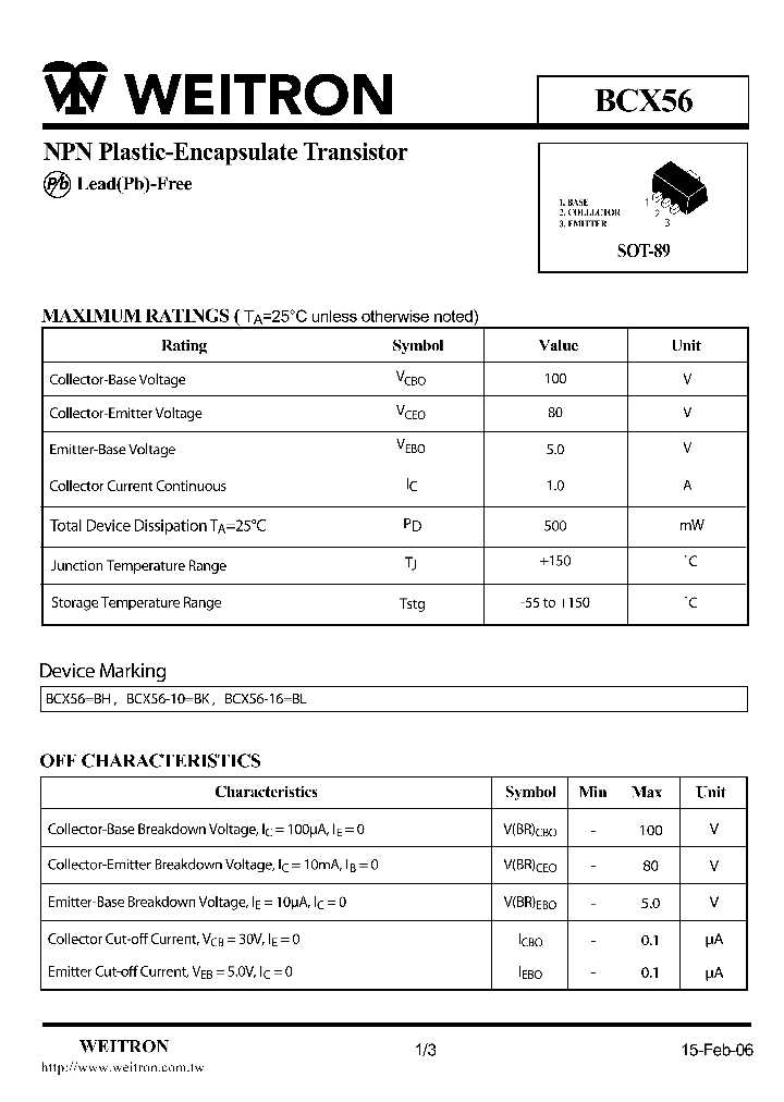 bcx56-datasheet