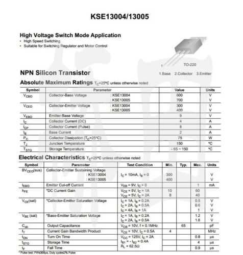 e13005-1-datasheet