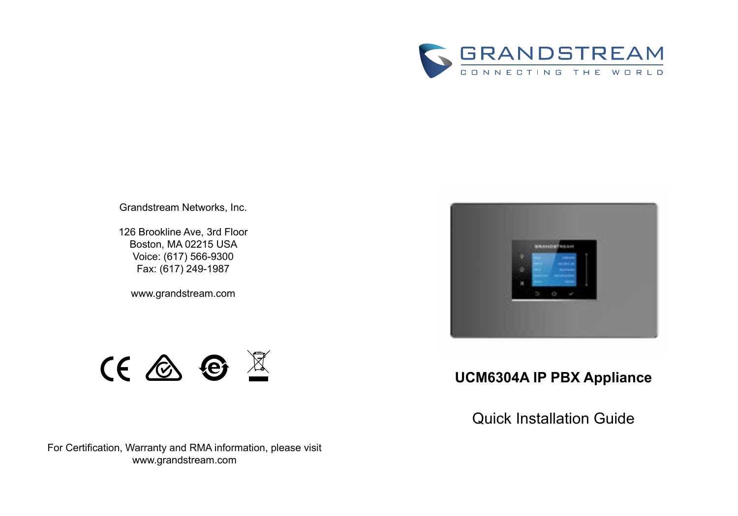 grandstream-ucm6304-datasheet grandstream-ucm6304-datasheet