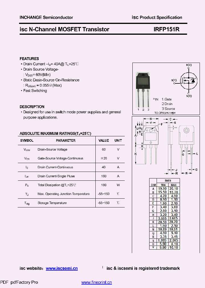 irfp460n-mosfet-datasheet