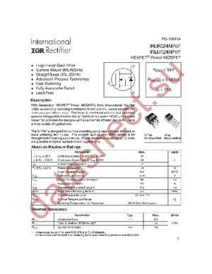 irlr024n-datasheet irlr024n-datasheet