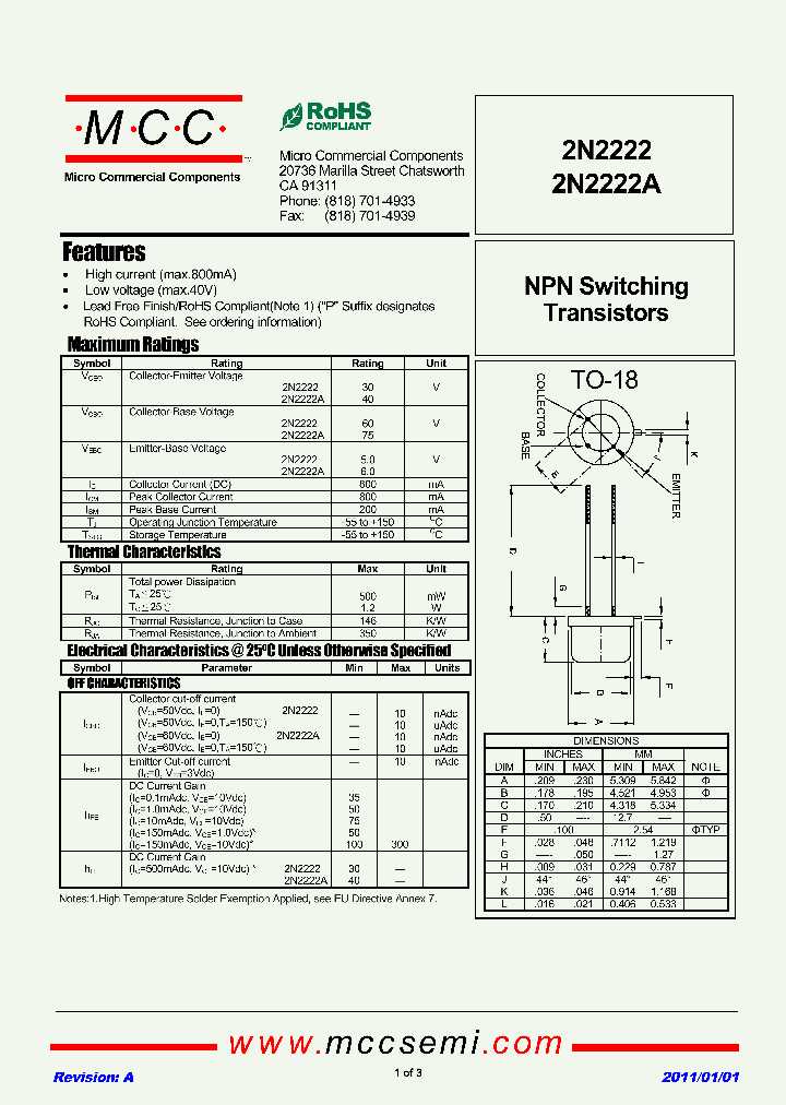 q2n2222-datasheet q2n2222-datasheet