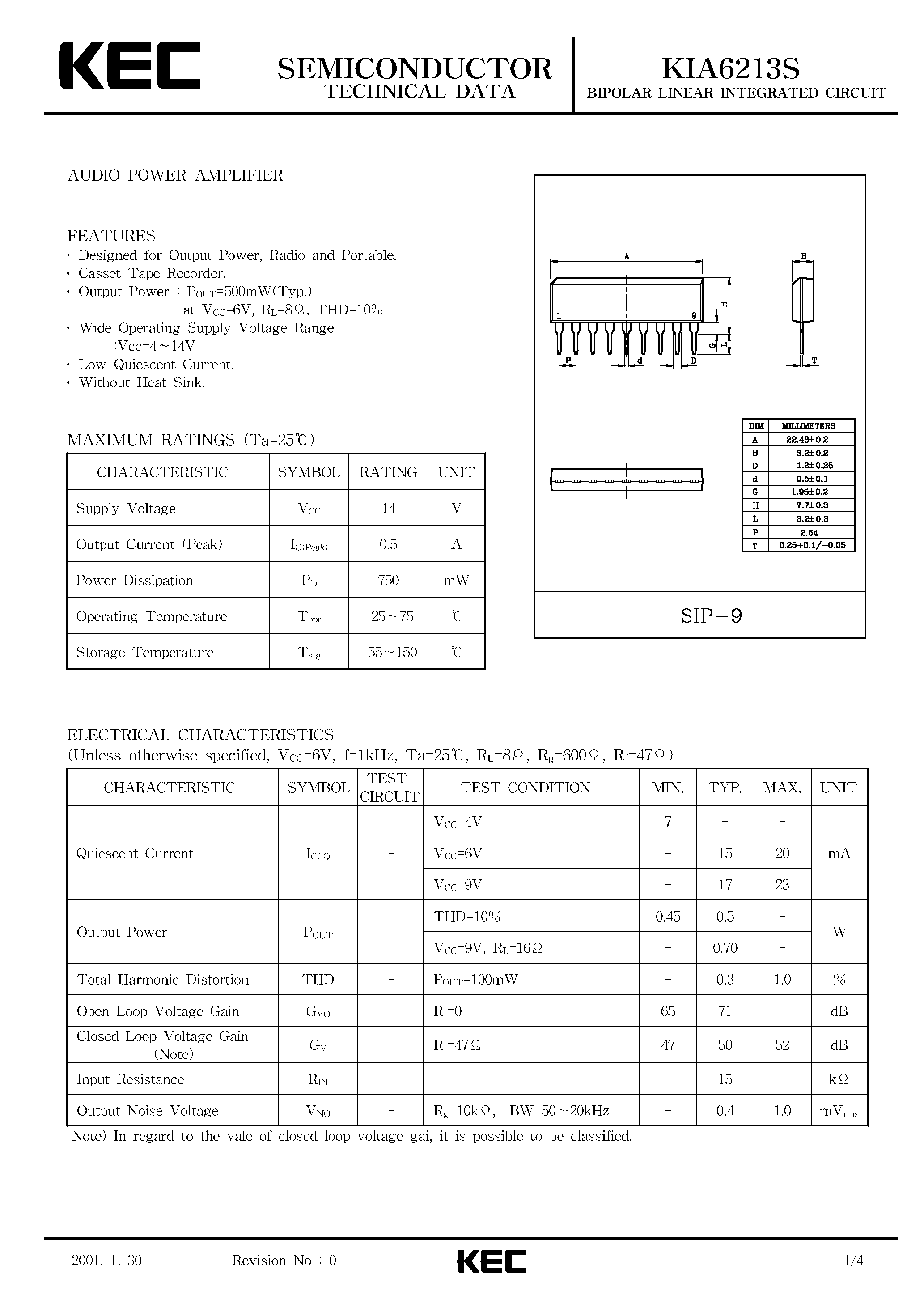 kia6213s-datasheet kia6213s-datasheet