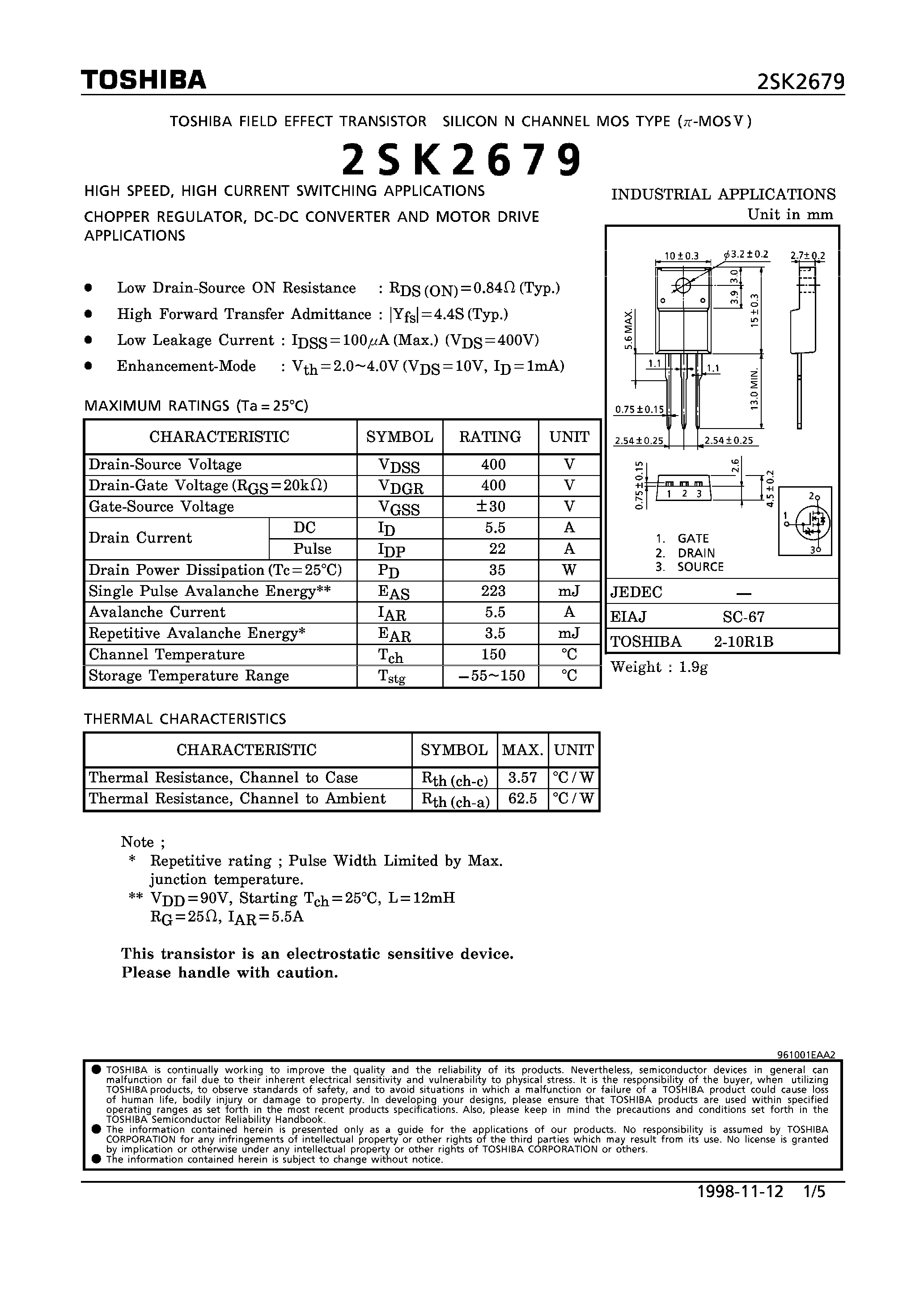 k2718-datasheet