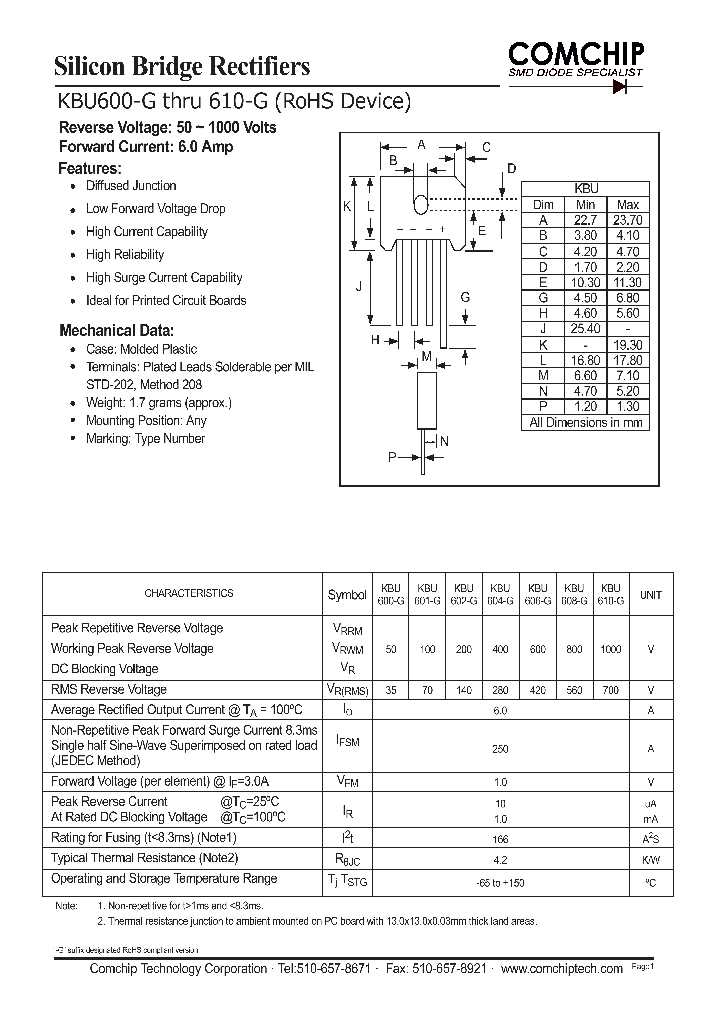 kbu1010g-datasheet