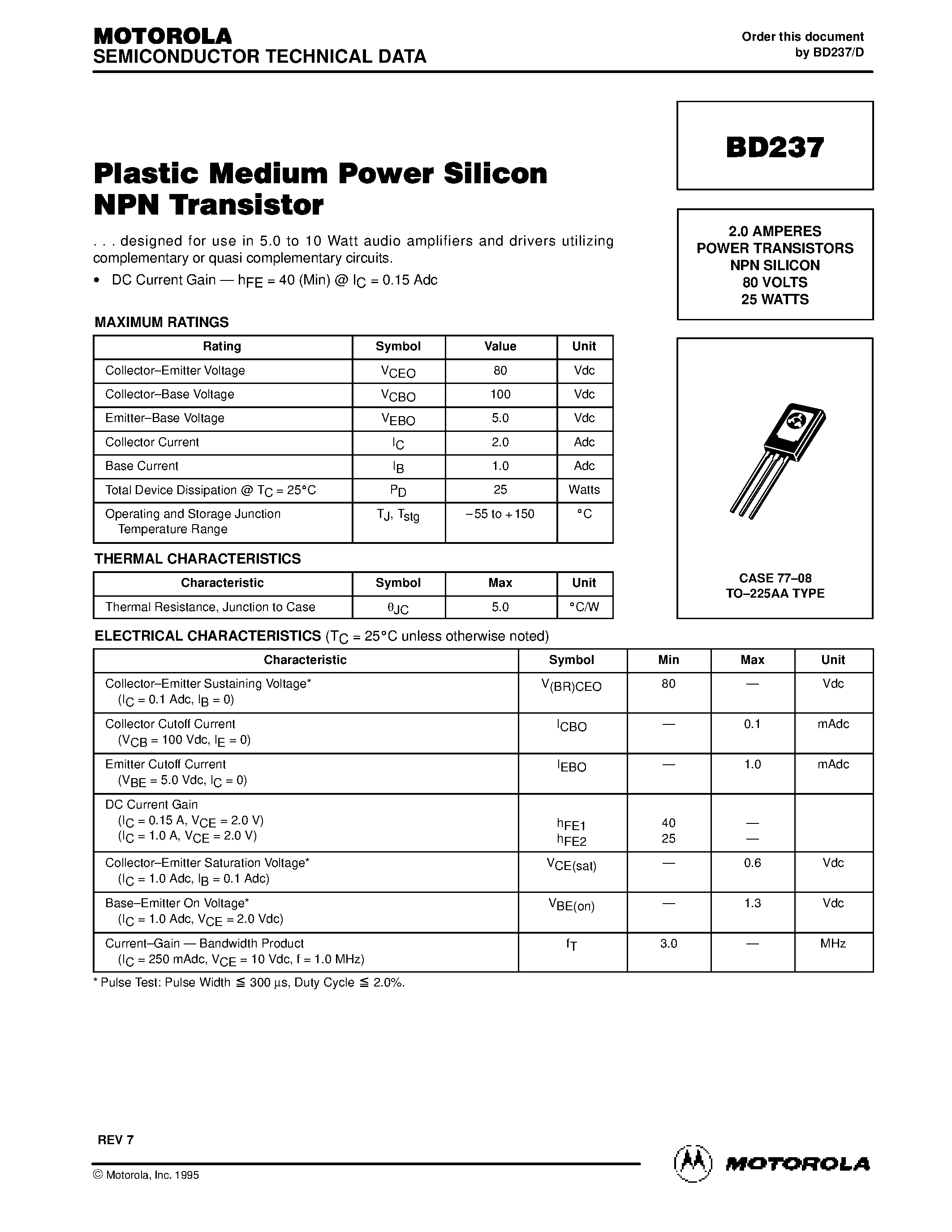 bd237g-datasheet bd237g-datasheet