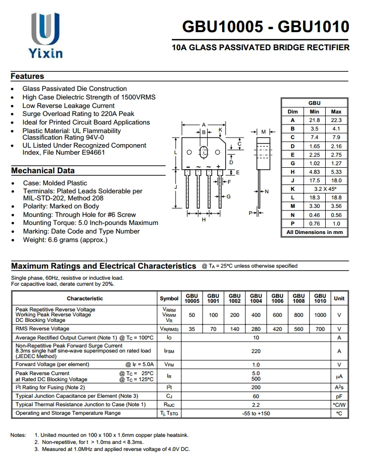 gbu8k-bridge-rectifier-datasheet gbu8k-bridge-rectifier-datasheet
