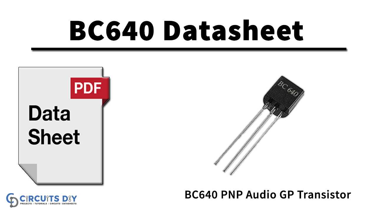 bc640-transistor-datasheet bc640-transistor-datasheet