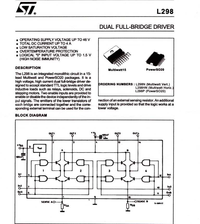 l298-ic-datasheet