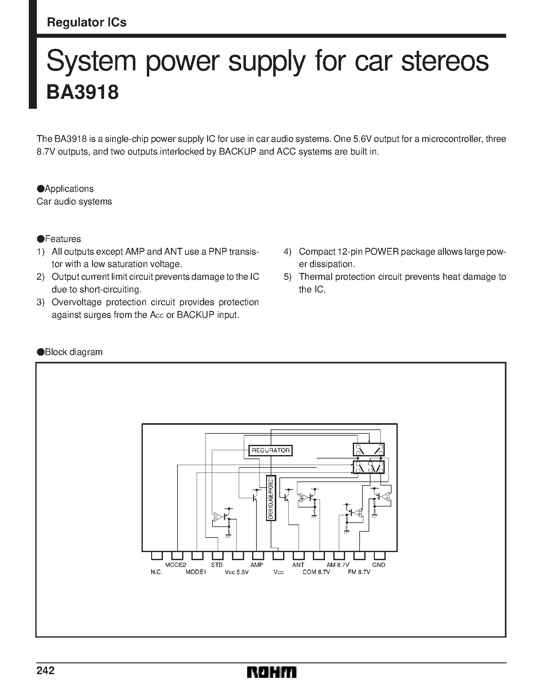 ba3918-datasheet ba3918-datasheet