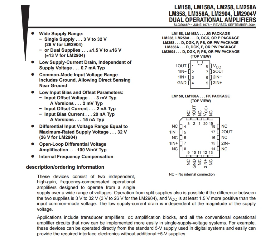 lm158h-datasheet lm158h-datasheet