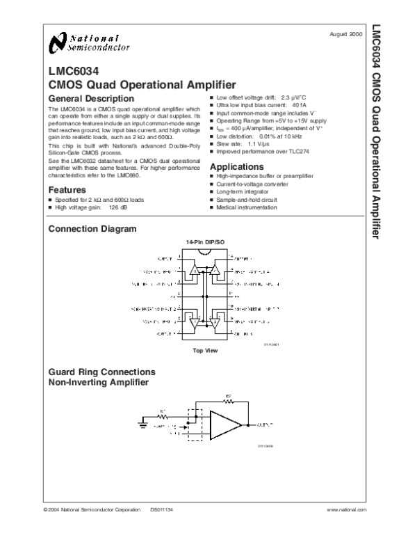 lmc6484-datasheet lmc6484-datasheet