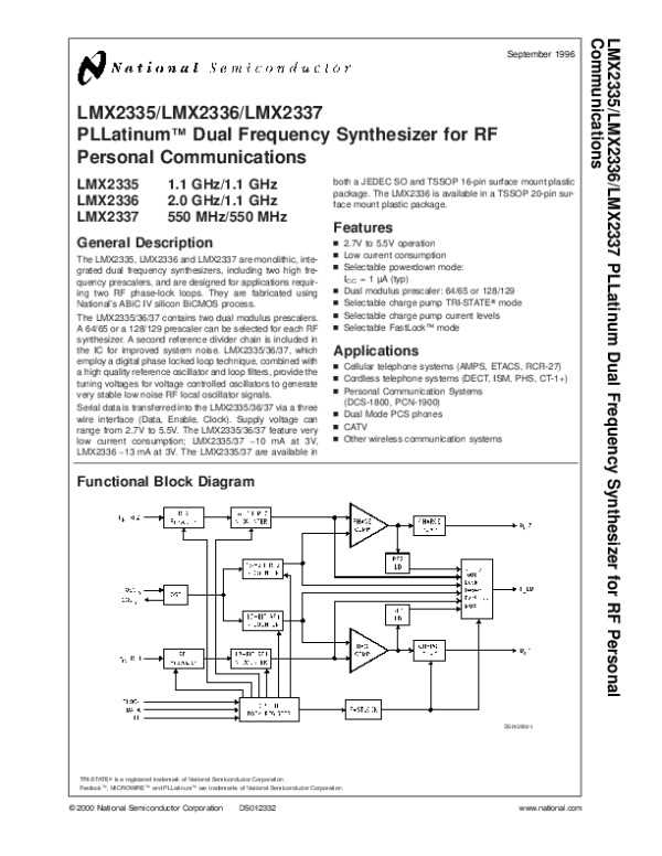 lmx2571-datasheet