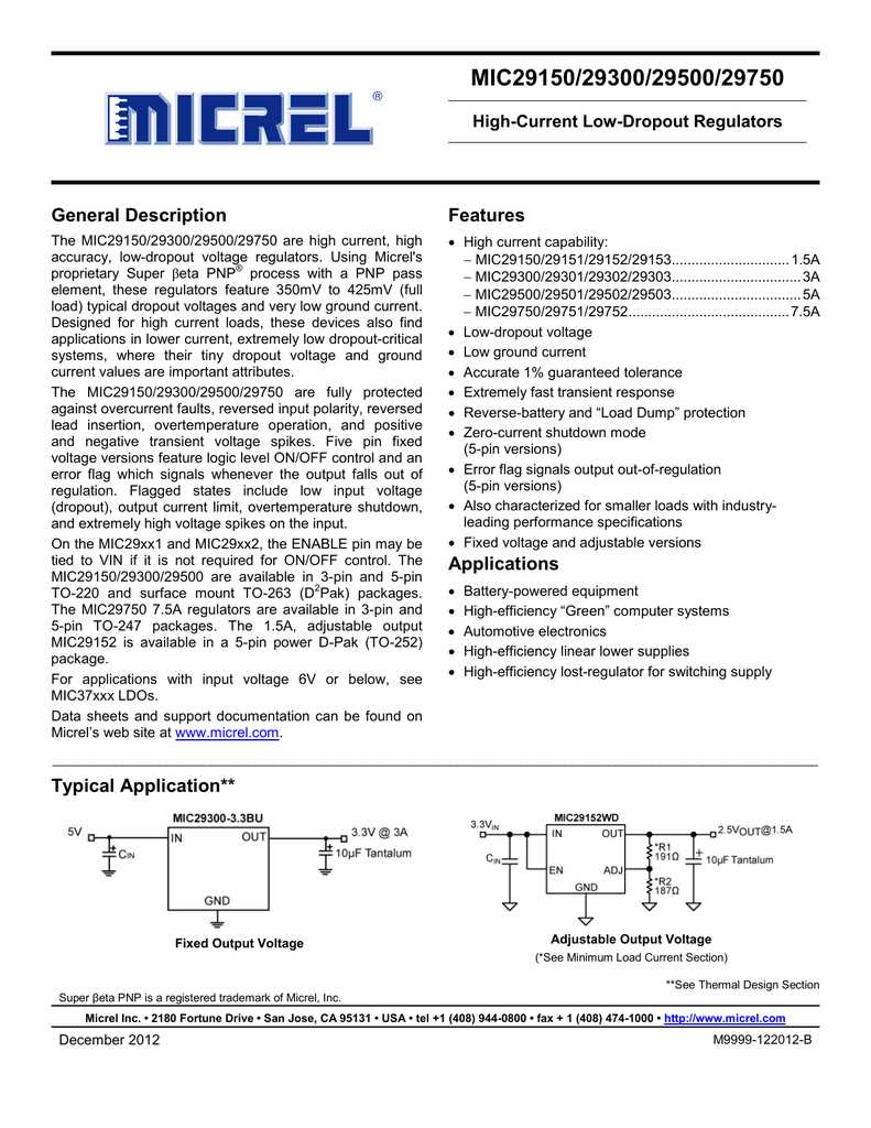mic29302-datasheet mic29302-datasheet