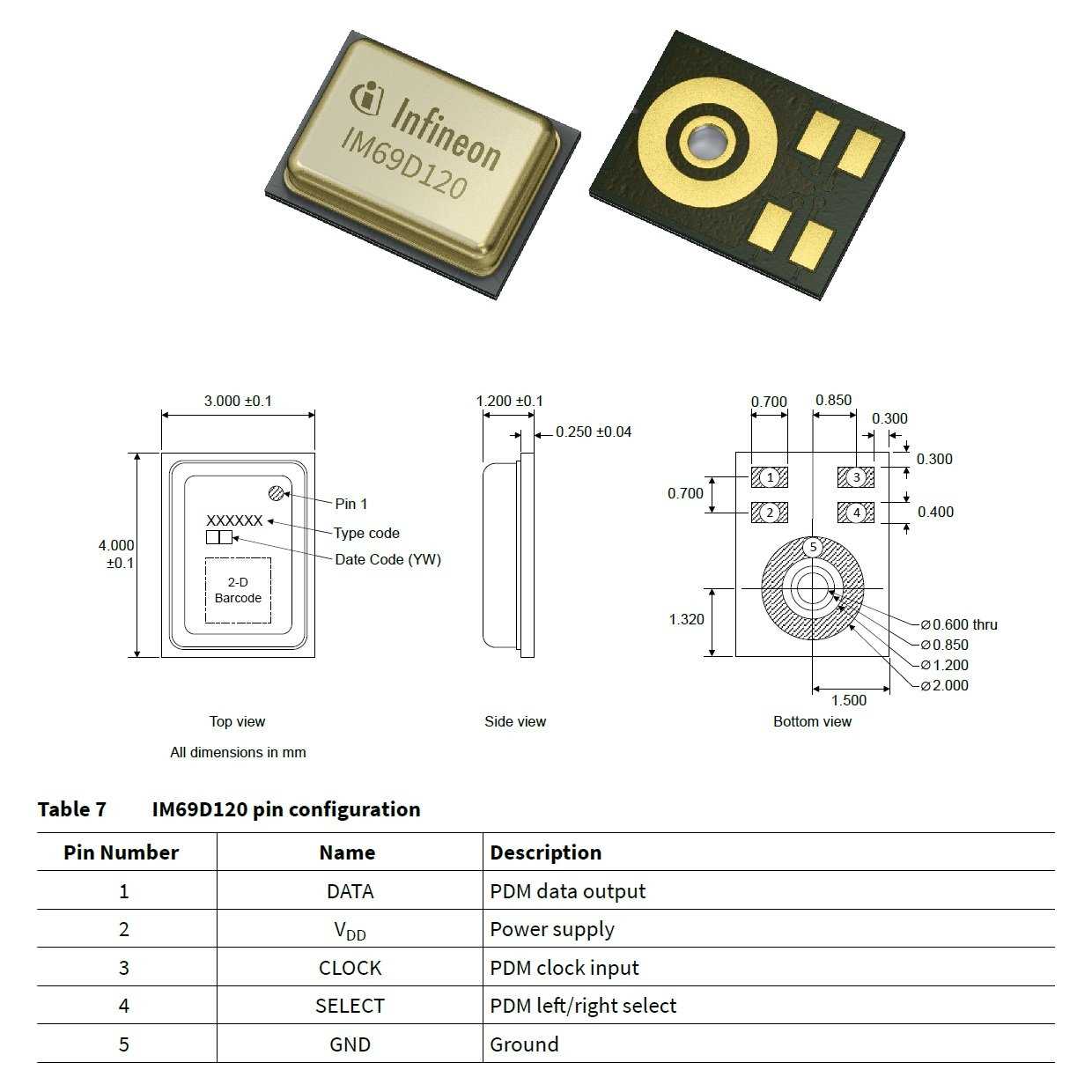 microphone-datasheet