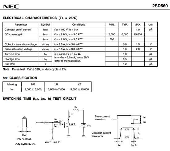 nec-d560-datasheet nec-d560-datasheet