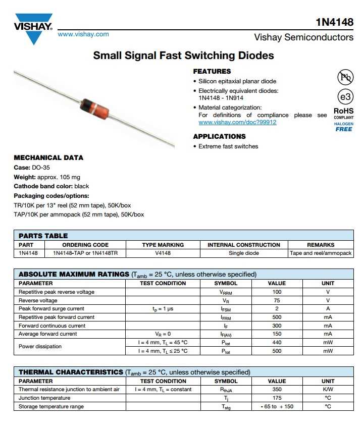 1n4448-diode-datasheet