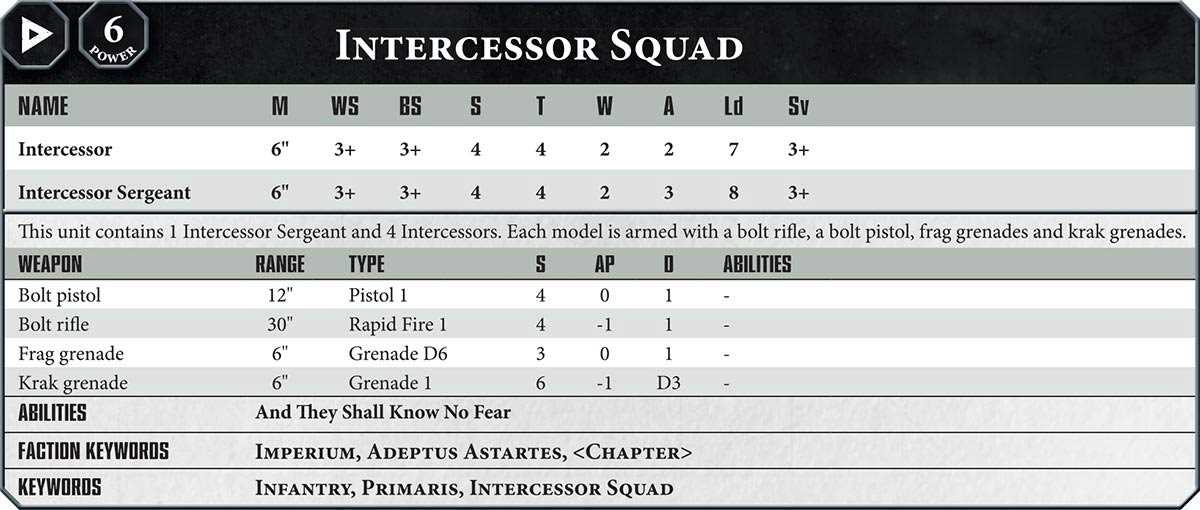 10th-edition-intercessor-datasheet 10th-edition-intercessor-datasheet