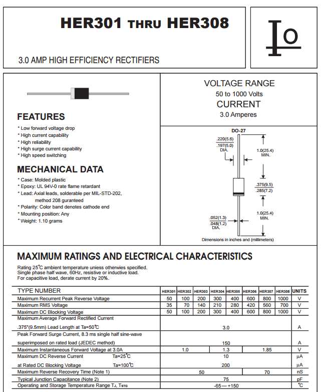 her305-diode-datasheet