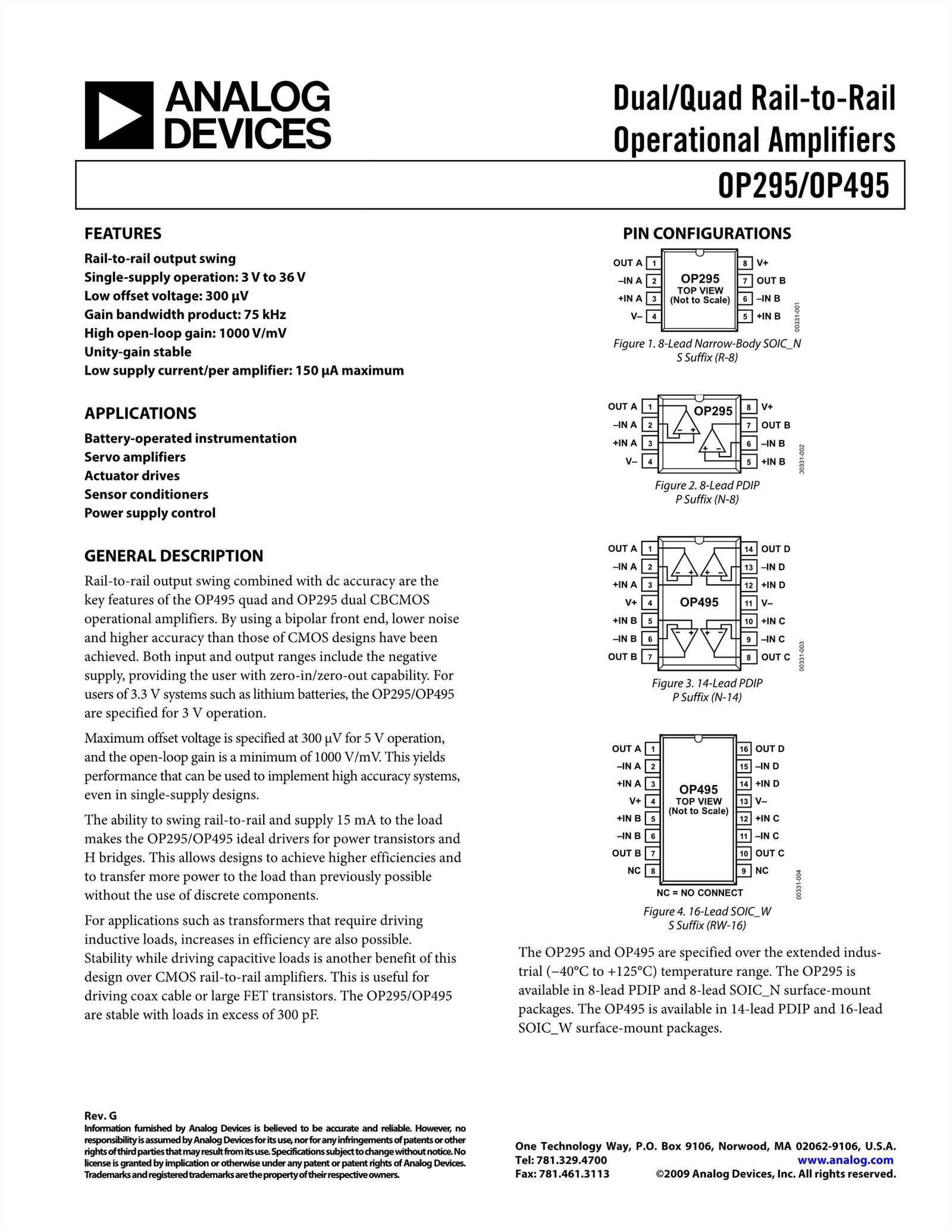 op297-datasheet op297-datasheet