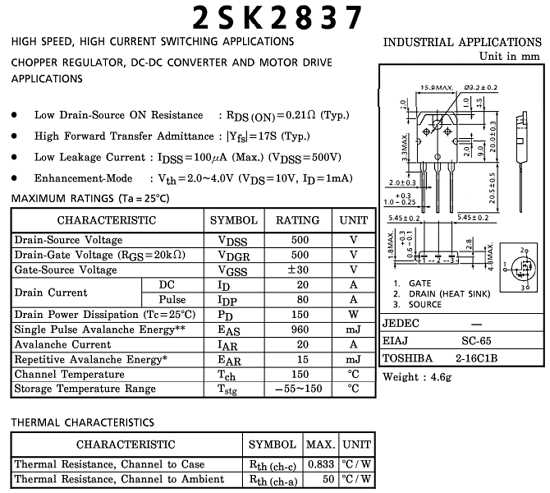 k2628-datasheet k2628-datasheet