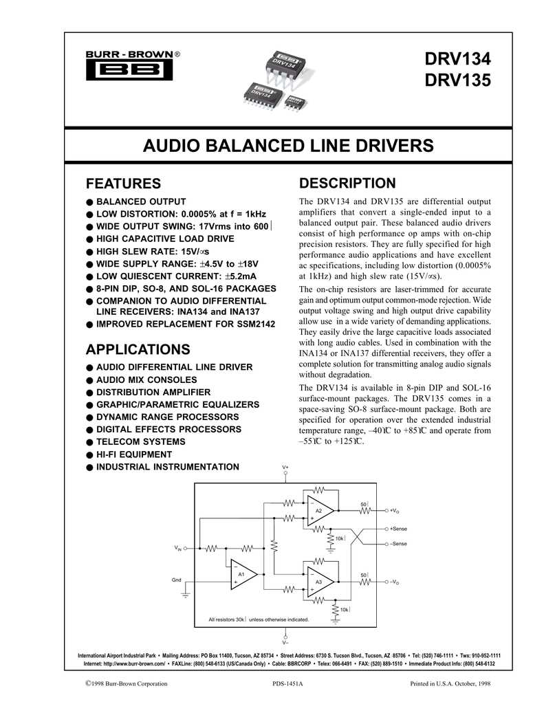 drv134-datasheet