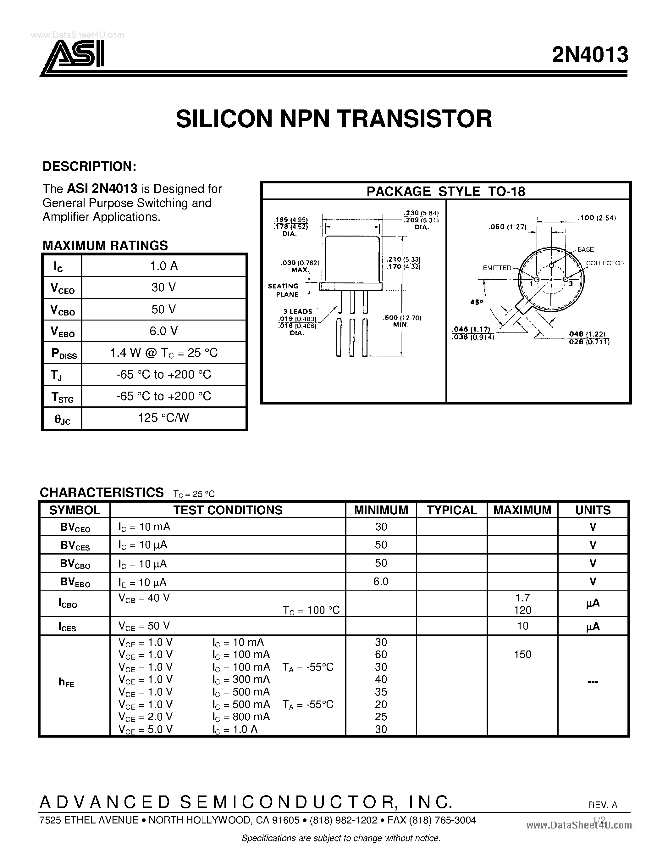 2n4037-datasheet