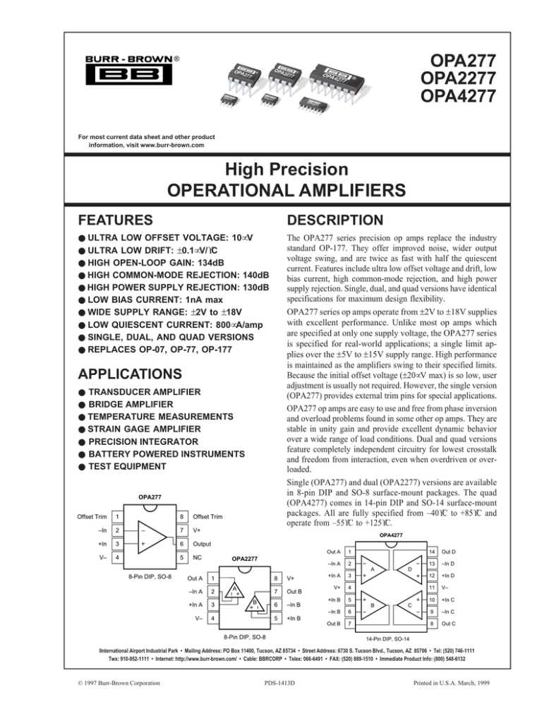 opa277p-datasheet opa277p-datasheet