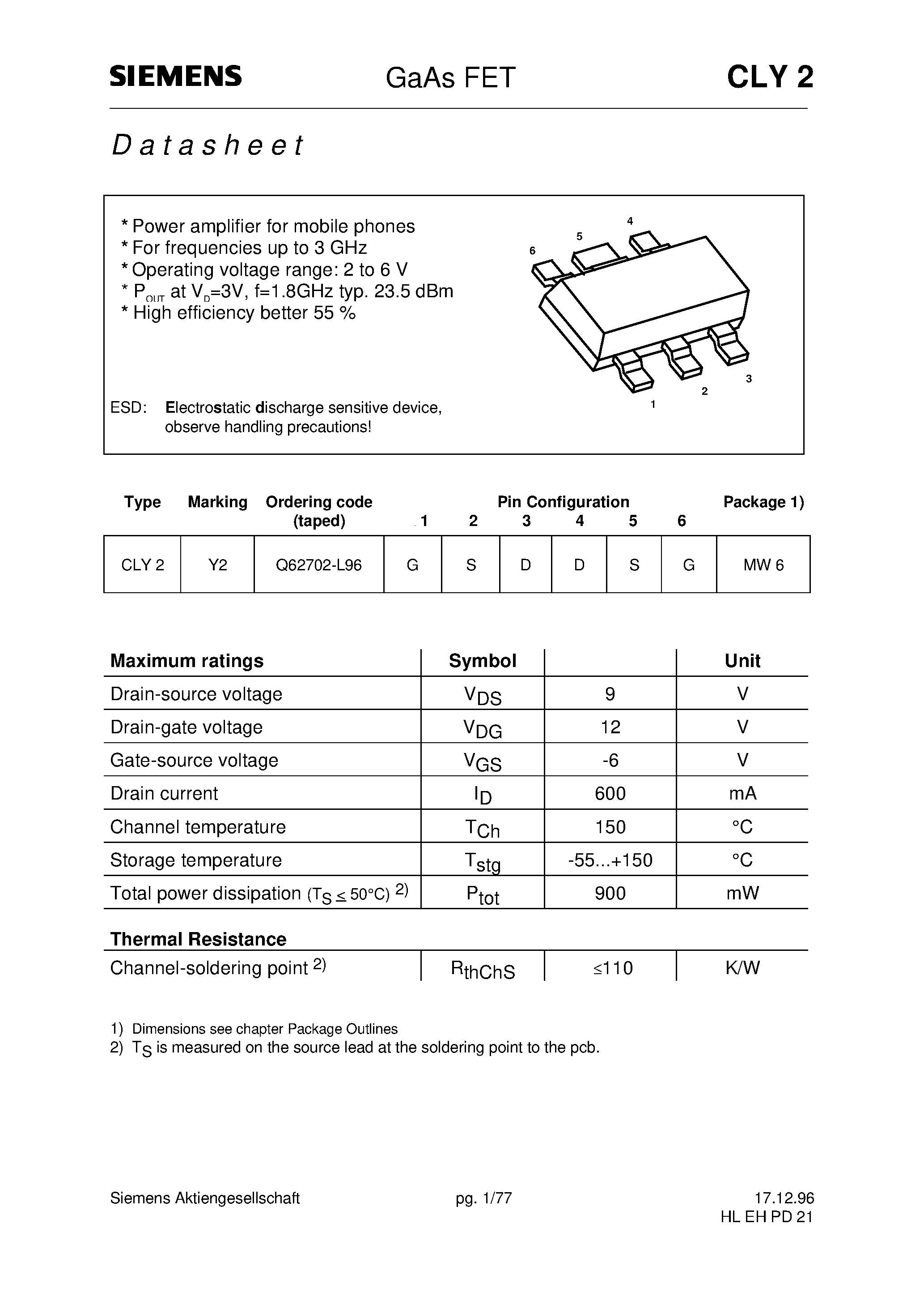 siemens-datasheet