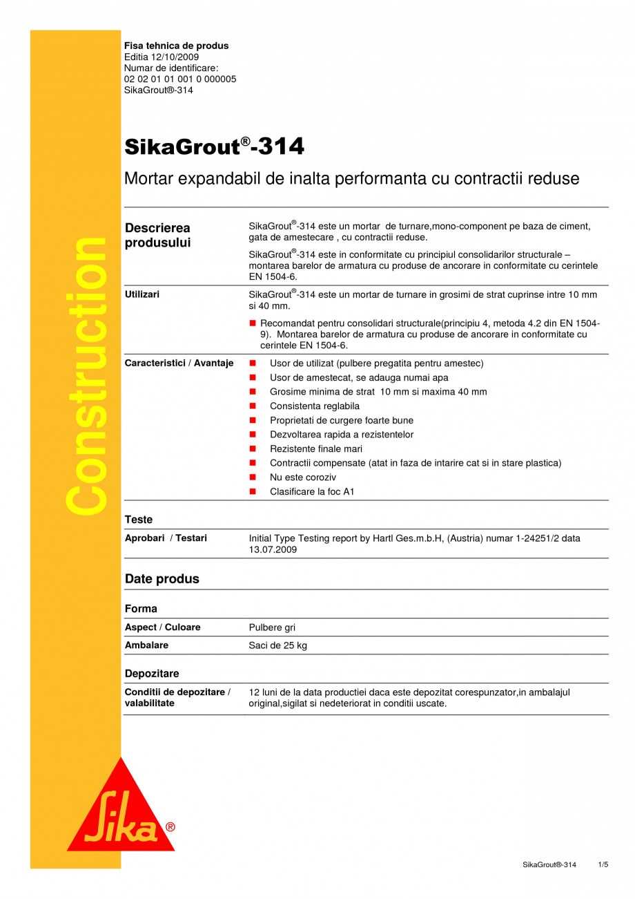 sika-161-datasheet