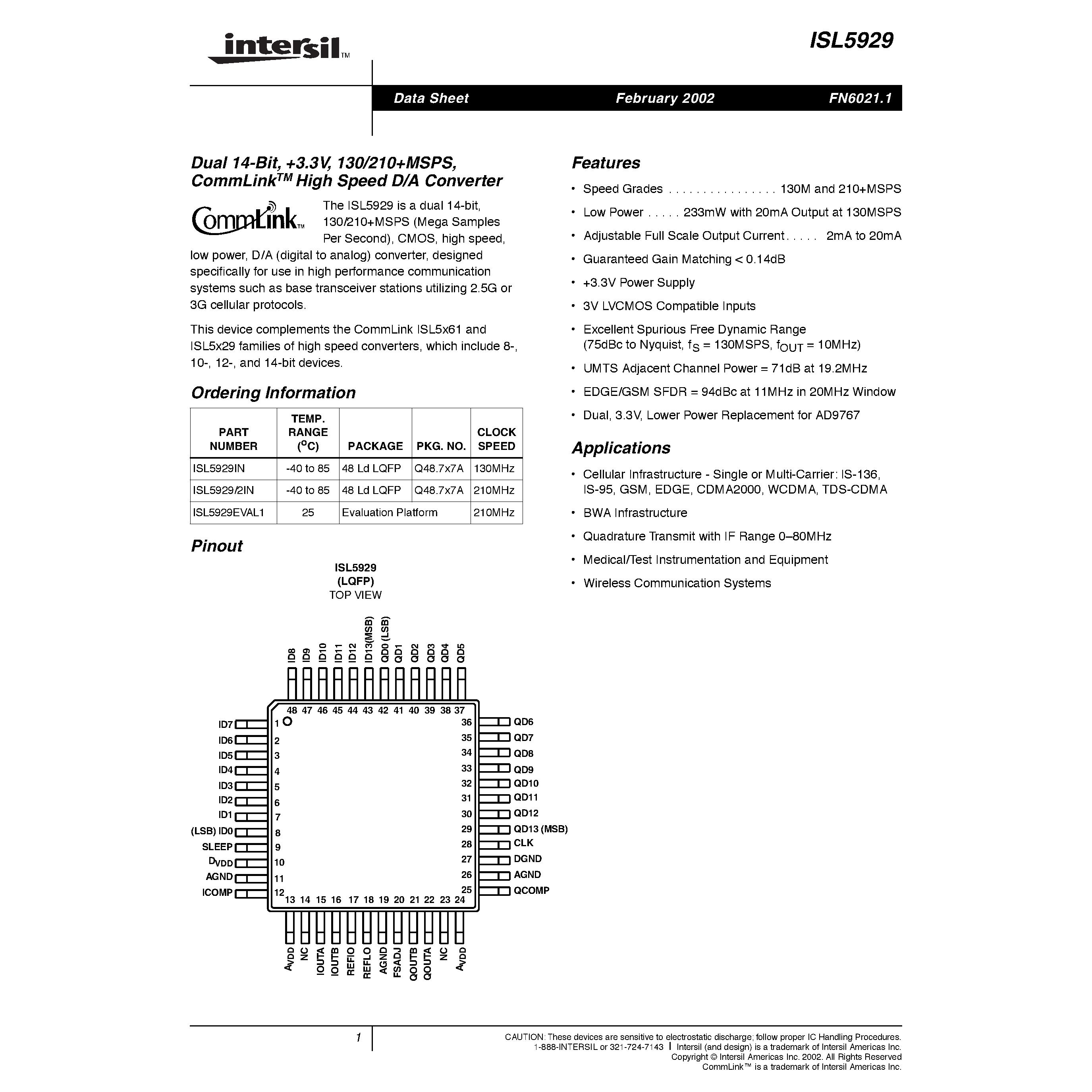mtl5521-datasheet