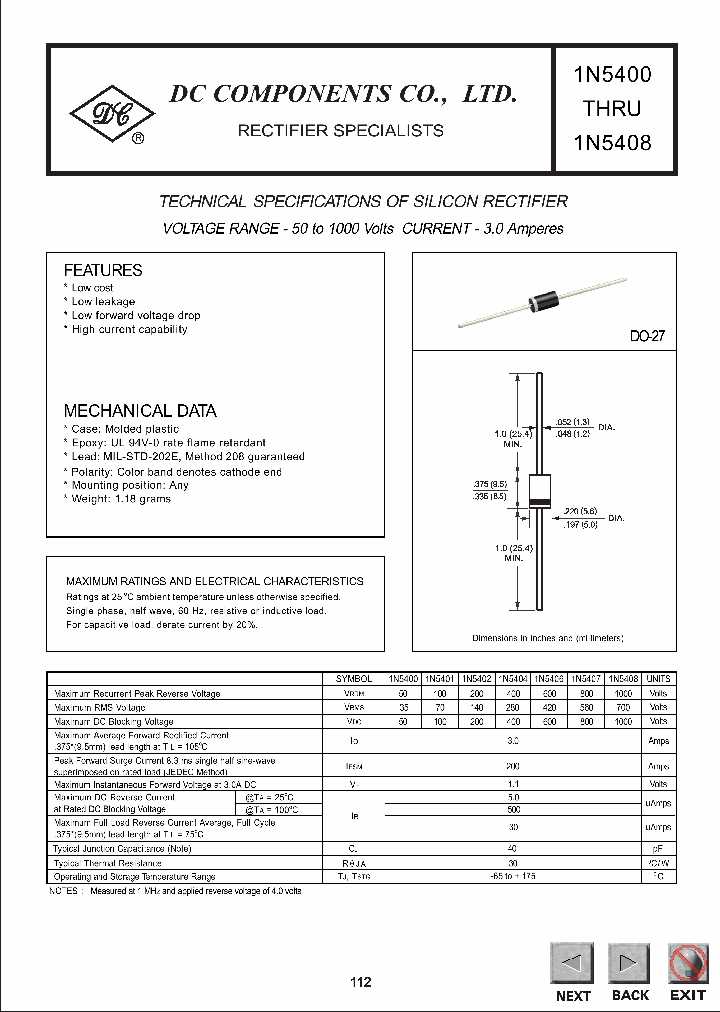 1n5392-datasheet 1n5392-datasheet