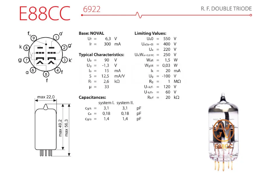 6dj8-tube-datasheet