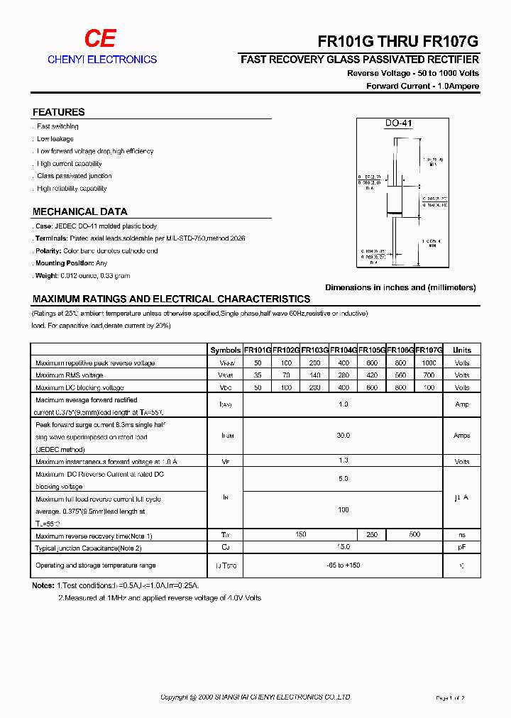 datasheet-fr207