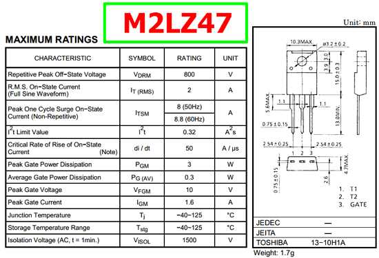 m16jz47-datasheet m16jz47-datasheet