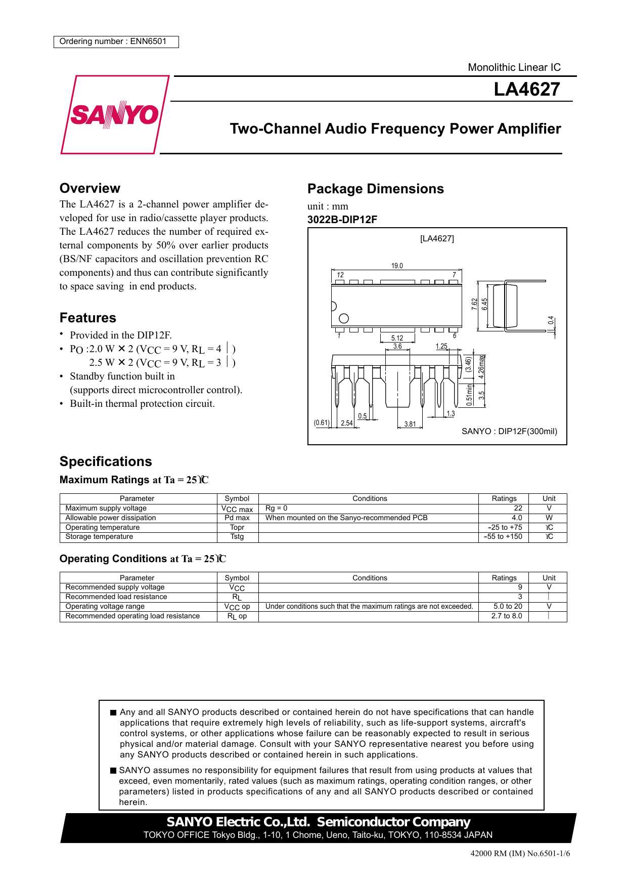 la4627-datasheet la4627-datasheet