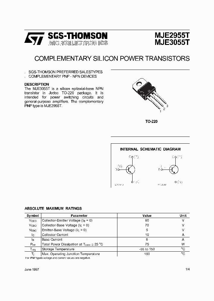 je3055-datasheet je3055-datasheet
