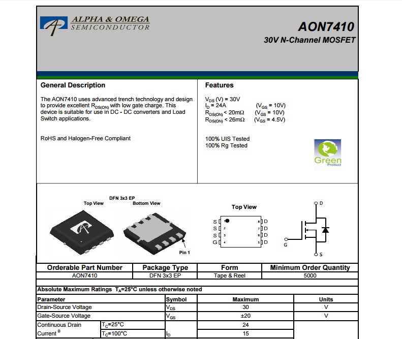 30f124-mosfet-datasheet
