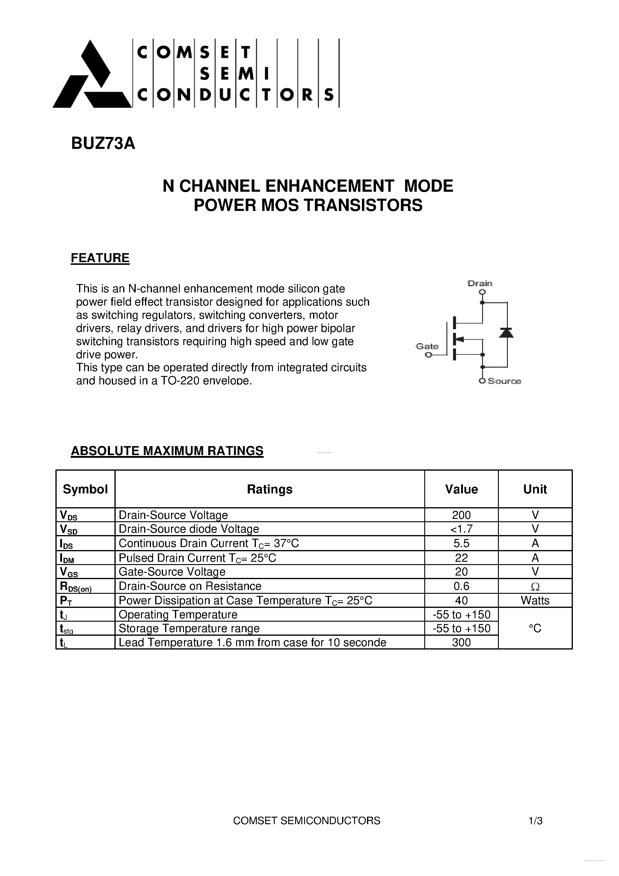 buz11a-datasheet