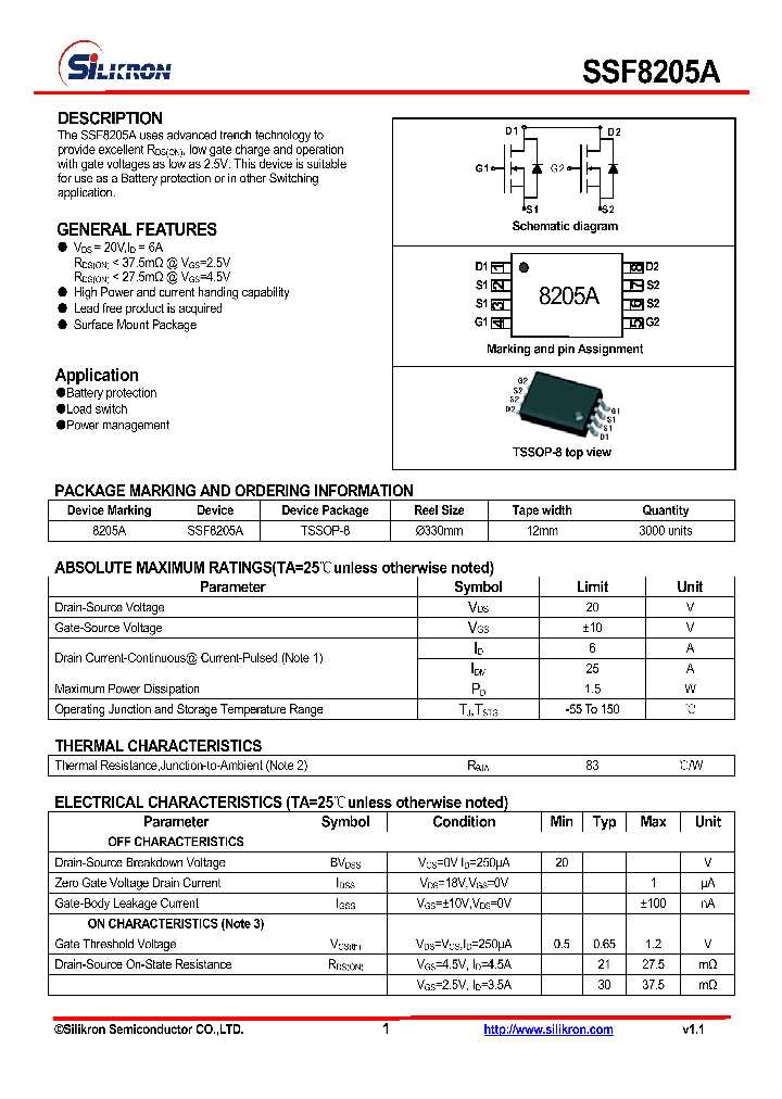 8205s-ic-datasheet 8205s-ic-datasheet