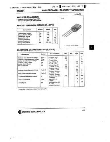 datasheet-2n5401