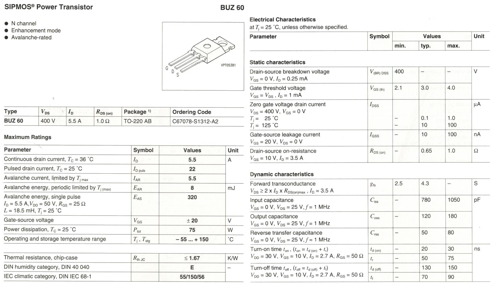 buz350-mosfet-datasheet buz350-mosfet-datasheet