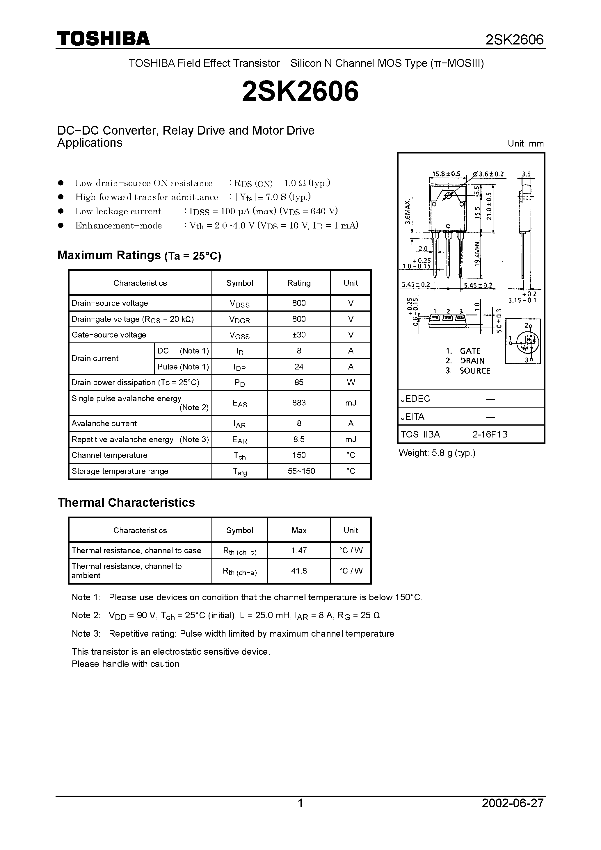 k2718-datasheet