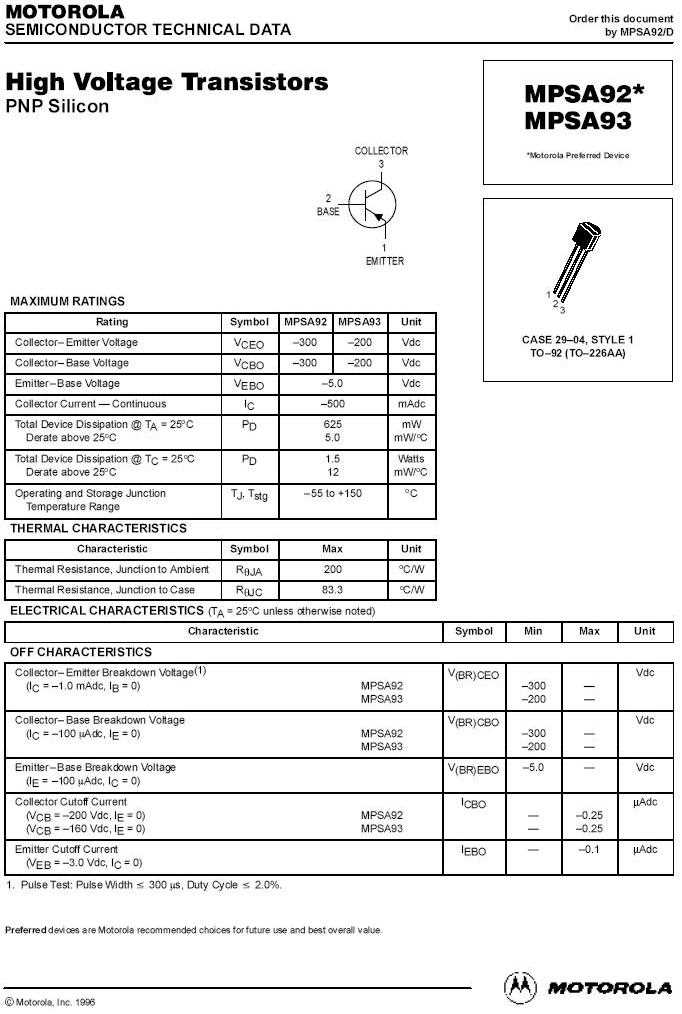 mpsa12-datasheet mpsa12-datasheet